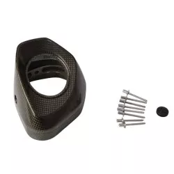 Cloche carbone V-EC283 de rechange pour ligne AKRAPOVIC S-Y125R4-HRT sur Yamaha MT125 et YZFR125 2014 et +