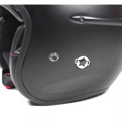 4 Stickers réfléchissants pour casque, noirs, blancs ou verts