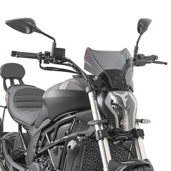 Bulle pare-brise 1173S GIVI fumée pour Benelli 502C 2019 et +