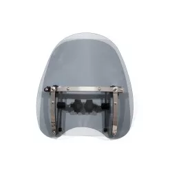 Kyoto - Parebrise Moto Custom Transparent Universel Hauteur 410mm Largeur 430mm