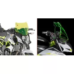 Bulle "LIME" spécifique GIVI A4125GR pour Kawasaki Z125 2019 et +