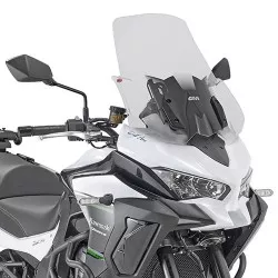 Bulle GIVI D4126ST Haute Protection (+18,5cm) incolore pour Kawasaki Versys 1000 2019 et +