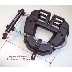 Platine GIVI MONOLOCK M6M avec emplacement pour antivol en U