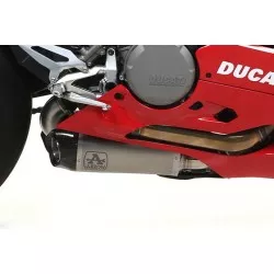 Silencieux WORKS ARROW 71160PK Titane, embout Carbone Ducati Panigale V2 955, Streetfighter V2