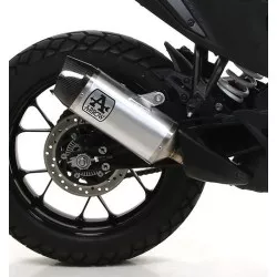 Silencieux INDY RACE ARROW 72627AK aluminium embout Carbone pour KTM 390 Adventure 2020 et +