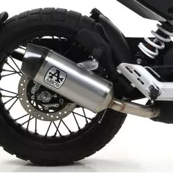 Silencieux RACE-TECH ARROW 72623AK Aluminium avec embout Carbone pour Husqvarna 701 Enduro / Supermoto 2017 et +