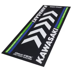 Tapis Moto KAWASAKI serie4 pour garage, atelier, paddock ou showroom