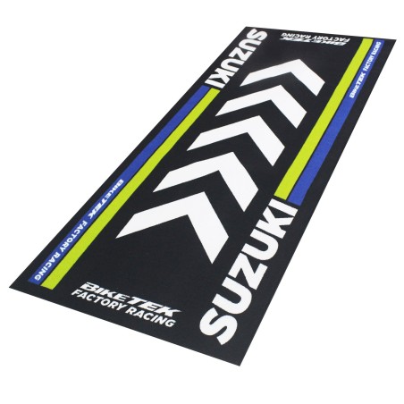 Tapis Moto SUZUKI serie4 pour garage, atelier, paddock ou showroom