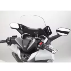 Support universel S904B GIVI en aluminium et plastique pour la fixation des porte Smartphone.