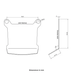 protection cache amortisseur pour KTM 1290 Superduke R 2020 et +