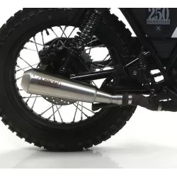 Silencieux PRO-RACE ARROW 71919PRI Nichrom Inox embout inox pour Brixton Glanville 250 X / Felsberg 250 2019 et +