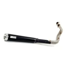 Ligne complète ARROW 74501RBA Homologuée, silencieux REBEL Dark embout Aluminium pour Kawasaki Vulcan S 650 2014-2016