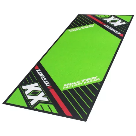 Tapis Moto KAWASAKI KX serie6 pour garage, atelier, paddock ou showroom