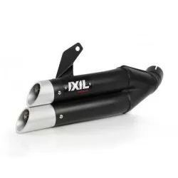 Echappement IXIL DUAL HYPERLOW XL BLACK EDITION pour SUZUKI GSR 750 2011-2018 et GSXS 750 2017-2020