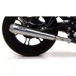 Silencieux PRO-RACING ARROW 71858PRI Nichrom embout Inox pour Moto Guzzi V7 III 2017 et +