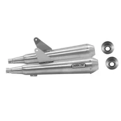 Silencieux PRO-RACING ARROW 71853PRI Nichrom Inox, droit et gauche, pour Triumph Bonneville T100 2017 et + 