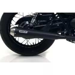 Silencieux PRO-RACING ARROW 71853PRN Nichrom Inox "Dark", droit et gauche, pour Triumph Bonneville T100 2017 et + 
