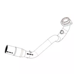 Collecteur Racing ARROW inox 53058MI pour Kawasaki J125 ABS 2016