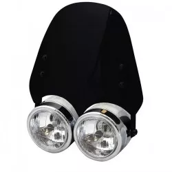Saute vent adaptable pour double optique type Speed Triple