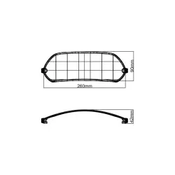Spoiler MRA X-creen-sport-part "XCSA" fumé universel
