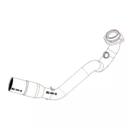 Collecteur racing non Homologué 53022MI ARROW, pour SYM HD 200i EVO 2010.2014