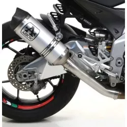 Silencieux race-tech aluminium 71906AK ARROW pour Aprilia RSV4 1100 Factory  et Tuono V4 1100 RR / Factory 2019 et + 