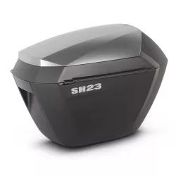 Side cases Valises latérales moto SHAD SH23 Alu Look, 2x23 Litres