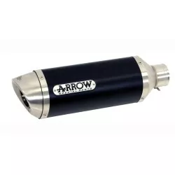 Silencieux THUNDER ARROW 51502AON Aluminium "Dark" noir embout inox pour Honda CBR125R 2004-2006
