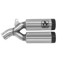 Silencieux REBEL ARROW 71923RP Titane embout Alu Dark pour Ducati Multistrada 950 2019 et +