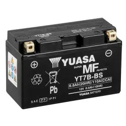 Batterie Yuasa YT7B-BS SLA AGM - Sans Entretien - Prête à l'emploi.