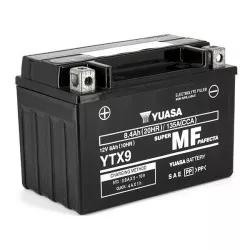 Batterie Yuasa YTX9 SLA AGM - Sans Entretien - Prête à l'emploi.