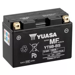 Batterie Yuasa YT9B SLA AGM - Sans Entretien - Prête à l'emploi.