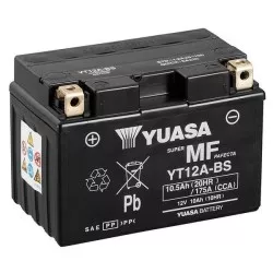 Batterie Yuasa YT12A SLA AGM - Sans Entretien - Prête à l'emploi.