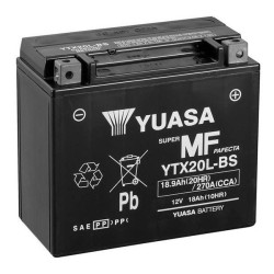 Yuasa - Batterie Ytx20l-bs SLA AGM - Sans Entretien - Prête à l'emploi.