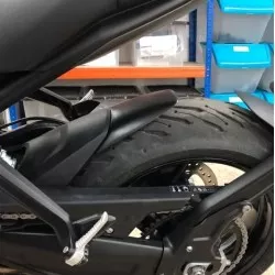 Extension de garde-boue arrière noire mat pour Triumph Trident 660 2021 et +