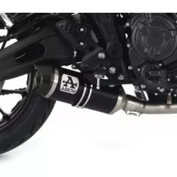 Silencieux STREET THUNDER ARROW 71930AKN Aluminium Dark (noir) pour Yamaha MT07 2021-2024