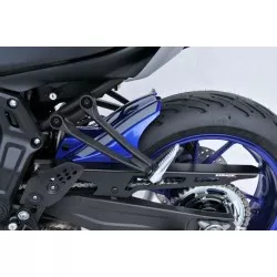 Garde-boue arrière Ermax + carte de chaine aluminium anodisé pour Yamaha MT07 2021 et +