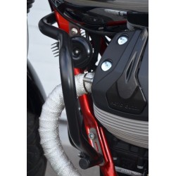 Crash-bar RDmoto CF44KD noir pour Moto Guzzi V7 Stone / Special / Racer 2014-2017