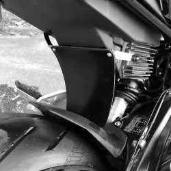 Protection cache amortisseur arrière noir pour BMW F900R et F900XR 2020 et +
