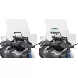 Châssis support GPS FB1186 GIVI pour fixer les S902A et support GPS pour Honda Forza 750 2021 et +