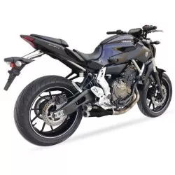 Ligne complète IXIL DUAL HYPERLOW XL BLACK EDITION pour Yamaha MT07, XSR700 2021 et +,Tracer 7 2020 et +