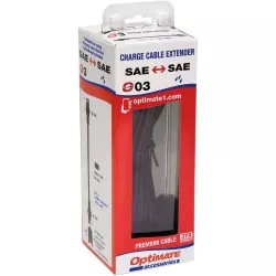 Pour chargeur Optimate - Rallonge O-13 de câble SAE de 4,6 mètres