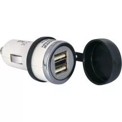 OptiMATE USB O-106. Adaptateur allume cigare / double USB, avec double sortie 3300 mA
