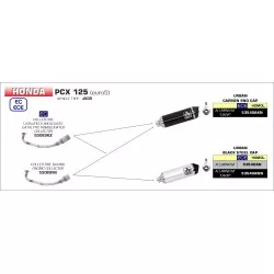 Collecteur Racing 53089MI Inox pour Honda PCX125 2021 et +