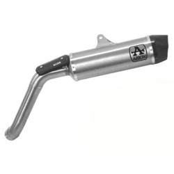 Silencieux INDY RACE ARROW 72632AK Aluminium embout carbone pour Moto Guzzi V85TT 2019 et +
