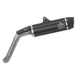 Silencieux INDY RACE ARROW 72632AKN Aluminium Dark embout carbone pour Moto Guzzi V85TT 2019 et +