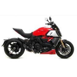 Silencieux Pro-Race nichrom dark 71222PRN ARROW pour Ducati DIAVEL 1260 S 2019 et +