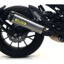 Silencieux WORKS ARROW 71909PK Titane embout carbone pour Benelli 502C 2019 et +