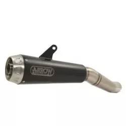 Silencieux Pro-Race nichrom dark 71880PRN ARROW pour Ducati DIAVEL 1260 S 2019 et +