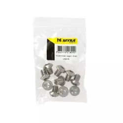 Myra - Vis M8*10 MM - Argent - 10 pcs